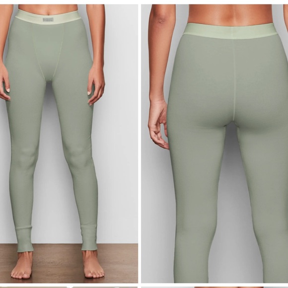 SKIMS Pants - SKIMS Cotton Rib Leggings